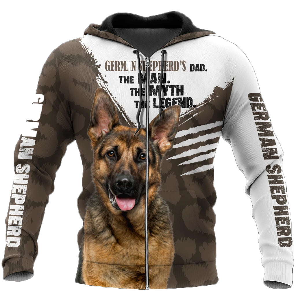 Awesome Hoodie 3D All Over German Shepherd for Men and Women HBC154