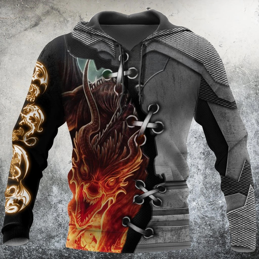 Awesome Hoodie Dungeon Dragon for Men and Women HBC157