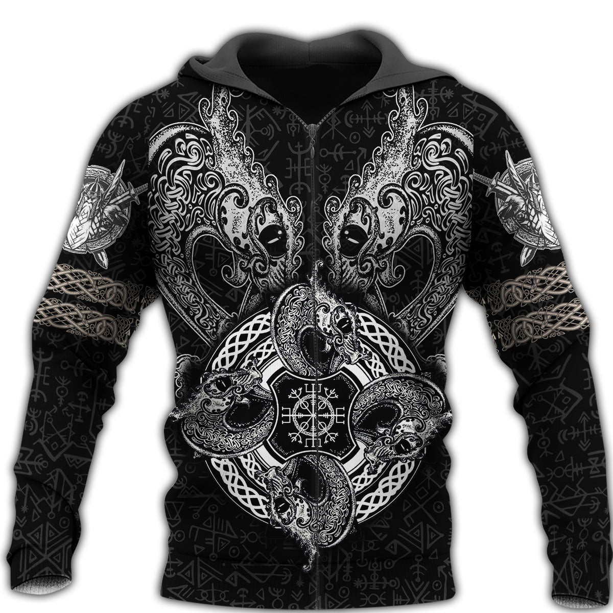 Awesome hoodie-Viking God 3D All Over Printed for Men and Women Hoodie TH058