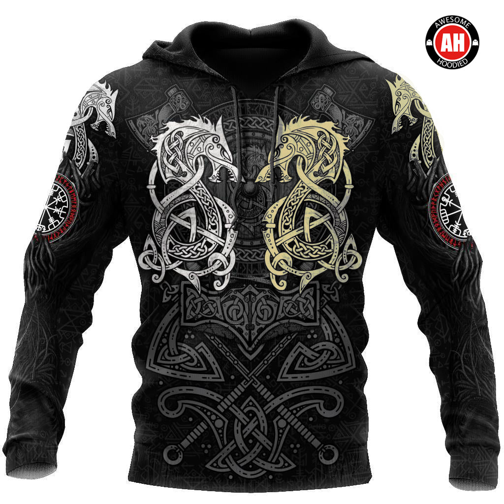 Awesome Hoodie 3D All Over Print Fenrir 3D for Men and Women Hoodie, T-Shirt, Zip Hoodies, Sweatshirt HBC117