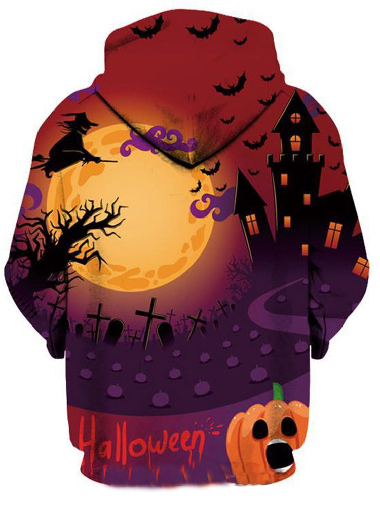 Awesome hoodie- Architecture Pullover Print Loose Men's Halloween Costume Hoodies TH073