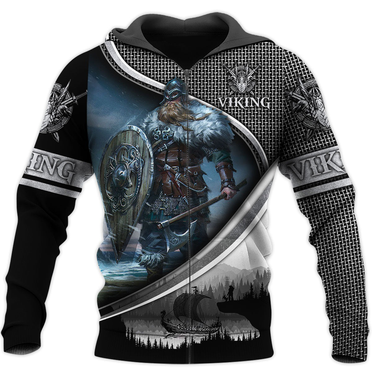 Awesome hoodie-Viking God 3D All Over Printed for Men and Women Hoodie TH059