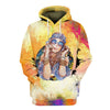 Awesome Hoodie Hippie Girl For Men and Women HBC197