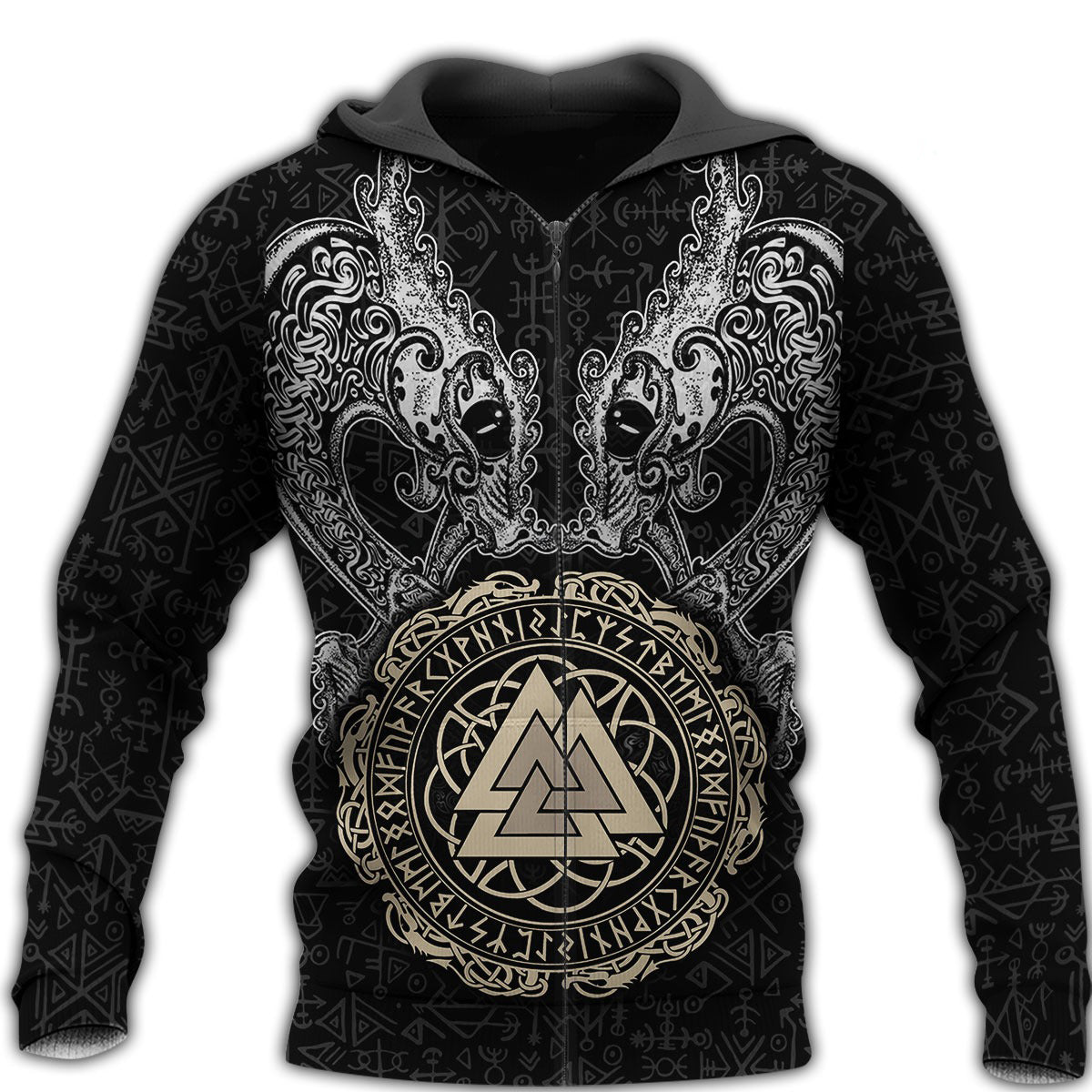 Awesome hoodie-Beautiful Viking 3D All Over Printed for Men and Women Hoodie TH064