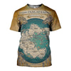 Awesome Hoodie Dinosaur Map for Men and Women HBC226