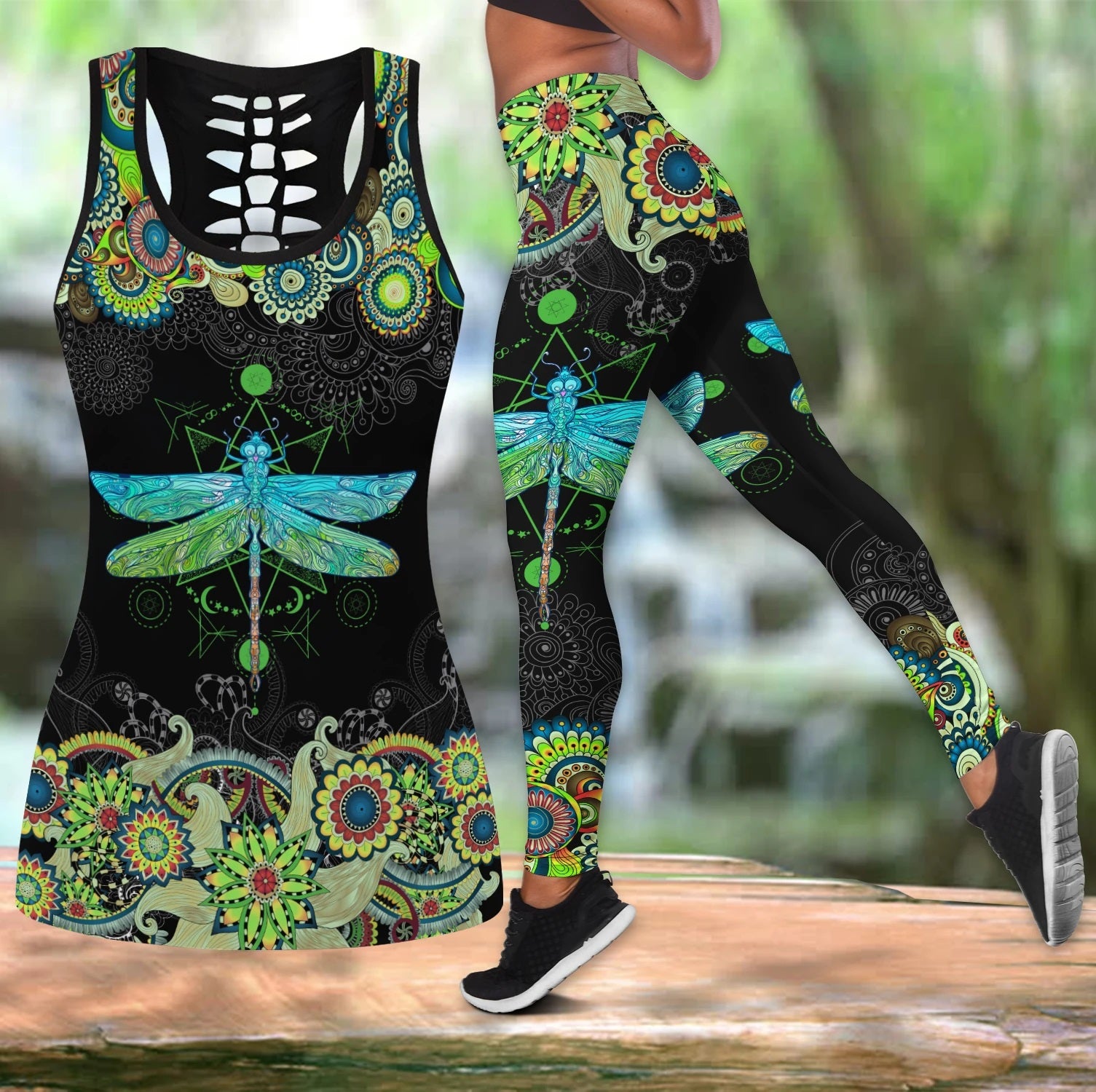 Awesome Hoodied 3D All Over Printer Legging DRAGONFLY VNLG0002