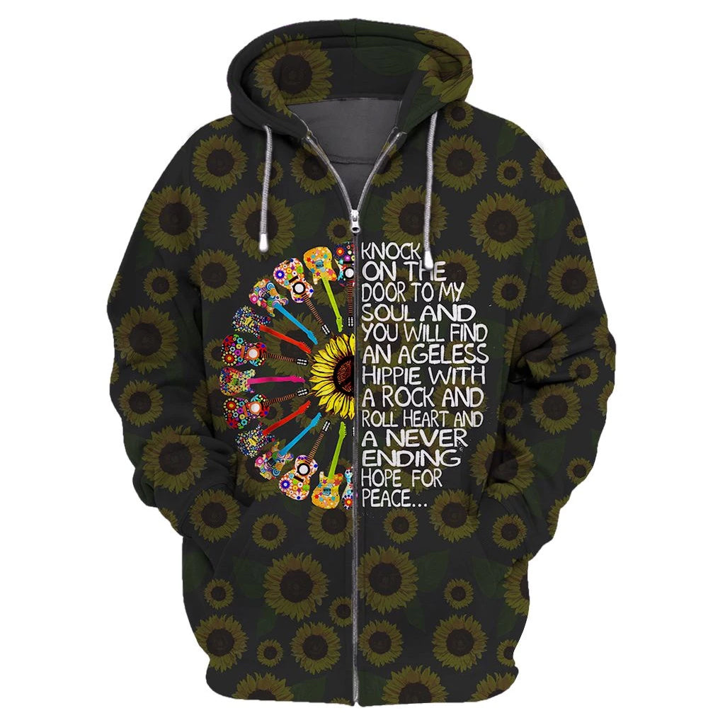 Awesome Hoodie Sun Flower for Men and Women HBC192