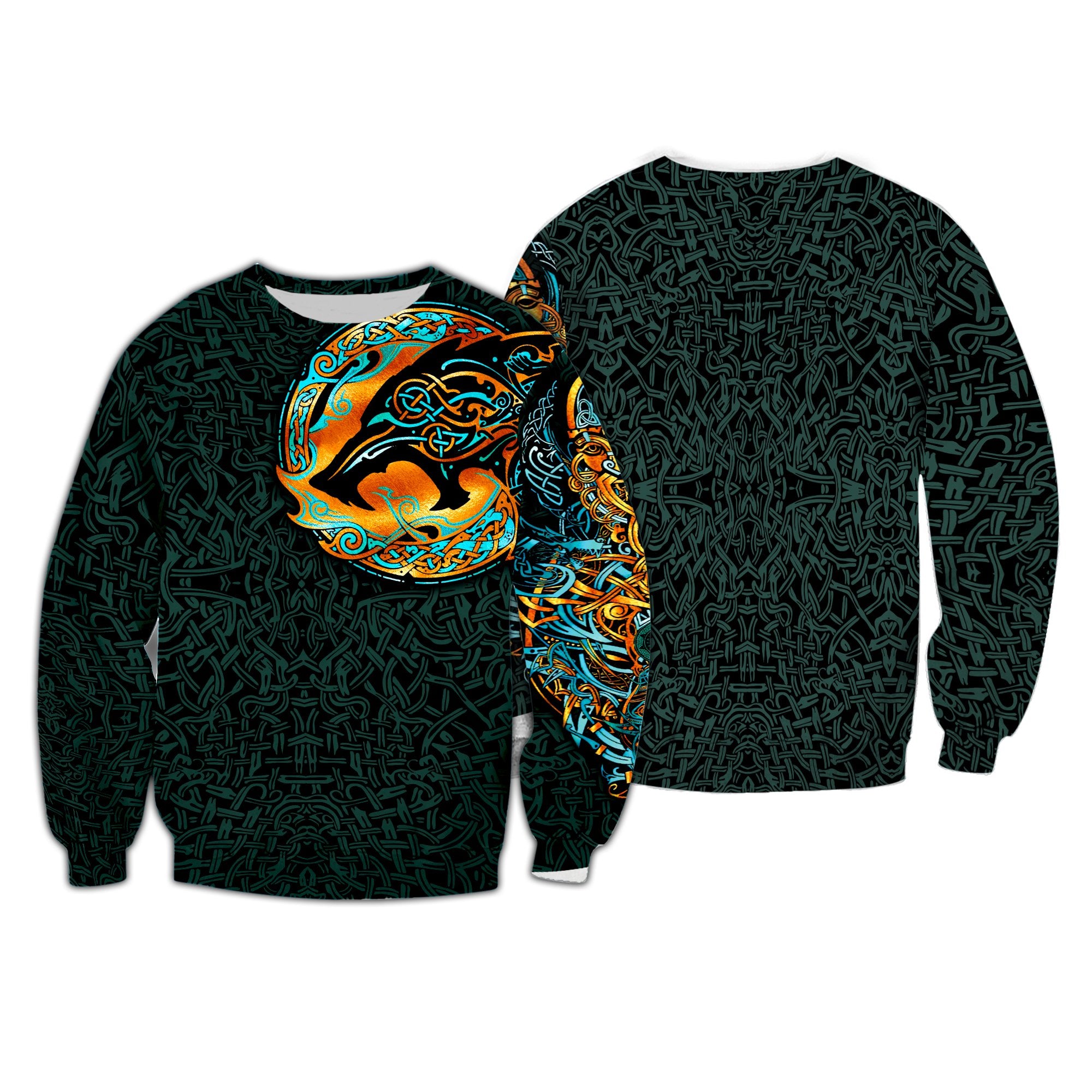 Awesome Hoodie Viking Fenrir 3D All Over Printed Clothes For Women and Men DC072