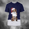 Awesome Hoodie Print Dog Christmas for Men and Women HBC320