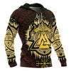 Awesome hoodie 3d all print Viking Pullover Hoodie, Valknut Raven Celtic Vegvisir for Men and Women NQ0039