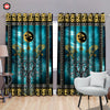 Awesome hoodie Vikings - Tree Of Life Fenrir Skoll And Hati Raven Rune Thermal Printed 3D Grommet Window Curtains ND226
