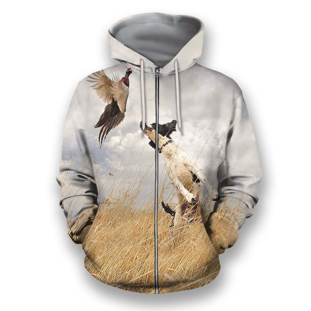 3D All Over Printed Hunting Dog Shirts