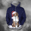 3D All Over Print Dog Christmas 1