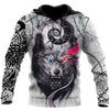 Awesome hoodie- Gray Wolf Tattoo 3D Over Printed Hoodie Cloak  for Men and Women Hoodie TH014
