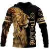 3D All Over King Lion Hoodies for Men and Women, T-Shirt, Zip Hoodies, Sweatshirt DTK004
