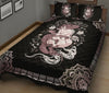 Awesome Hoodied Treble Clef And Hummingbirds Quilt Bed Set  Little Dragon  HDQ017