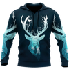 All Over Blue Deer for Men and Women, T-Shirt, Zip Hoodies, Sweatshirt HBC109