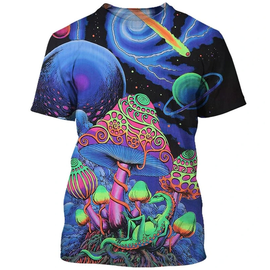 Awesome Hoodie Hippie Night Mushroom for Men and Women HBC193