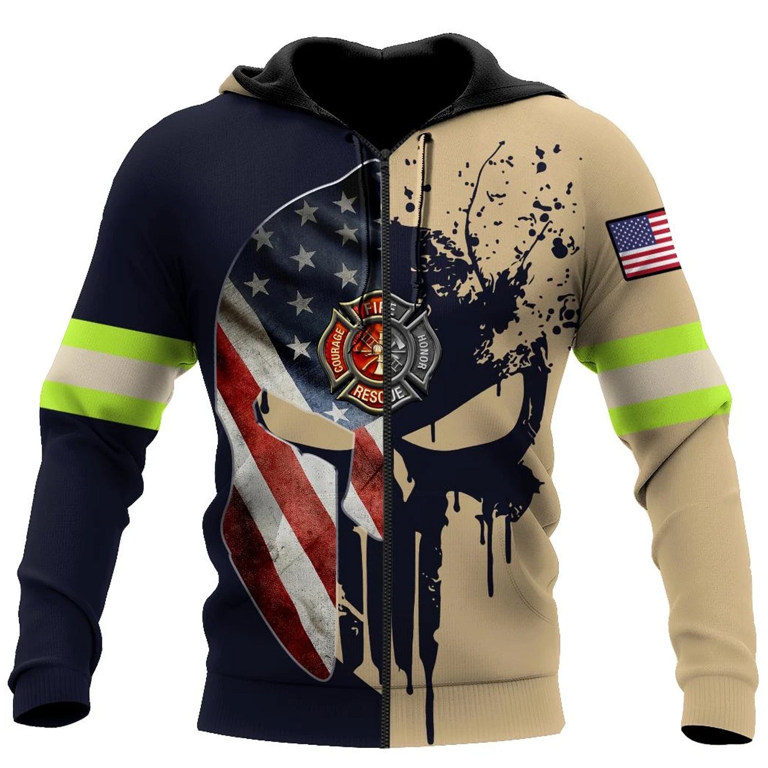 Awesome Hoodie 3D All Over Print Fire Flighter for Men and Women Hoodie, T-Shirt, Zip Hoodies, Sweatshirt HBC139