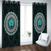 Awesome hoodie - Digital Printing 3D Draperies Tree Drawing Room Grommet Curtain THC032