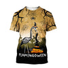 3D All Over Print Flamingoween for Men and Women, T-Shirt, Zip Hoodies, Sweatshirt HBC0048