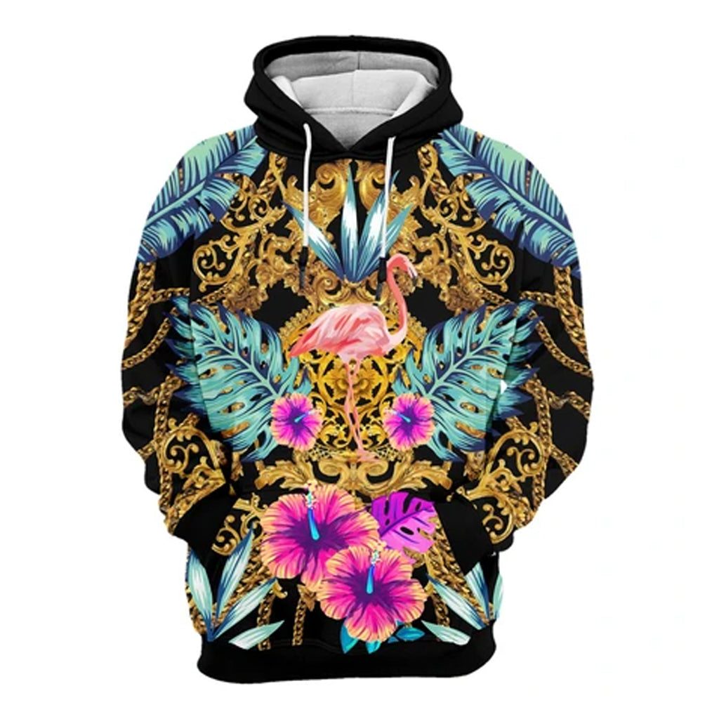 Awesome Hoodie flamingo for Women HBC170