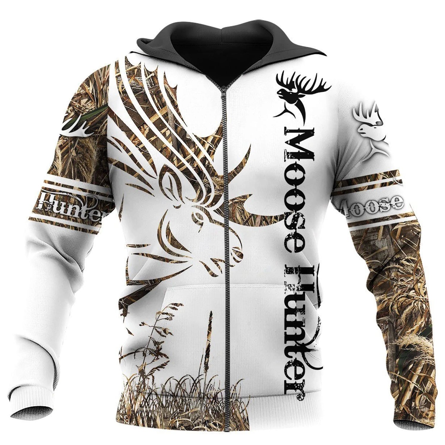 Awesome Hoodie 3D All Over Print Moose Hunter for Men and Women Hoodie, T-Shirt, Zip Hoodies, Sweatshirt HBC134