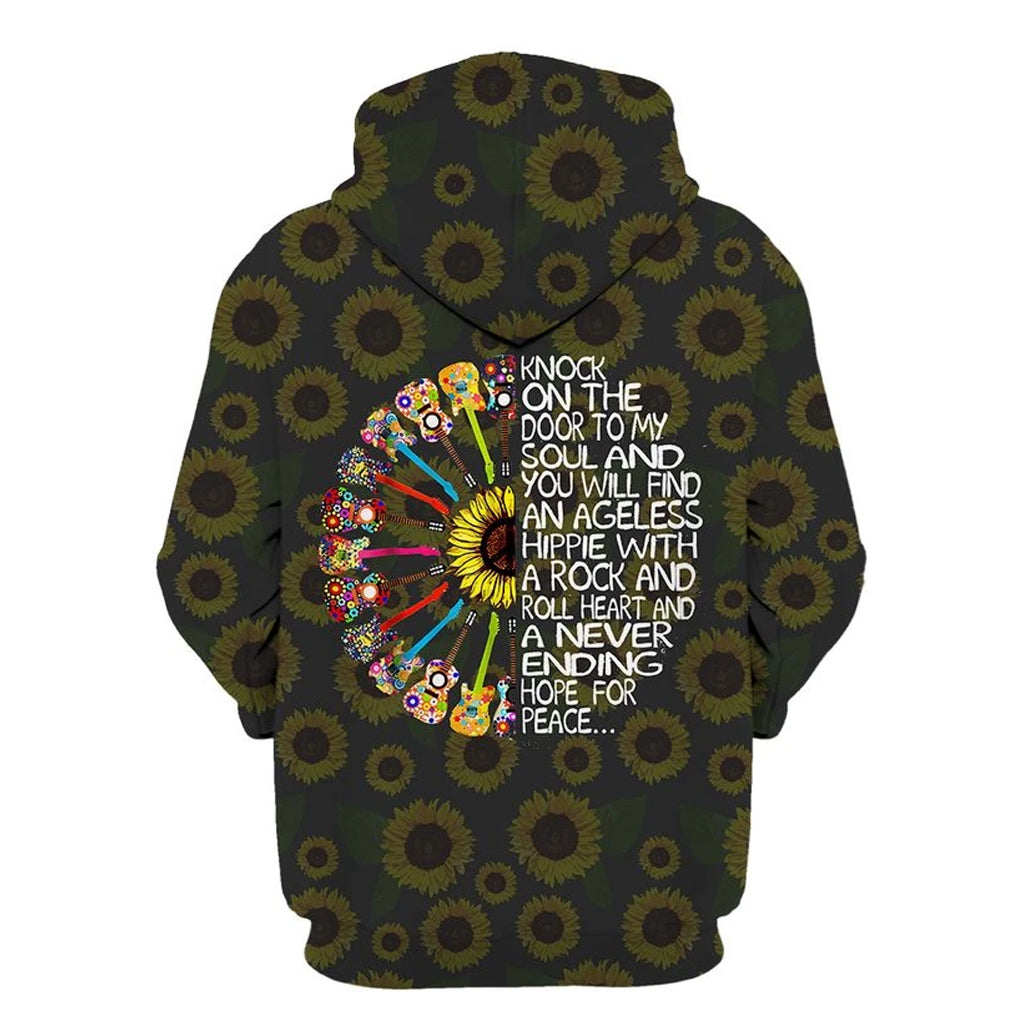 Awesome Hoodie Sun Flower for Men and Women HBC192