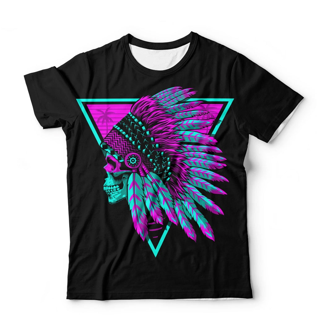 Awesome Hoodie Native Skulls for Women HBC167