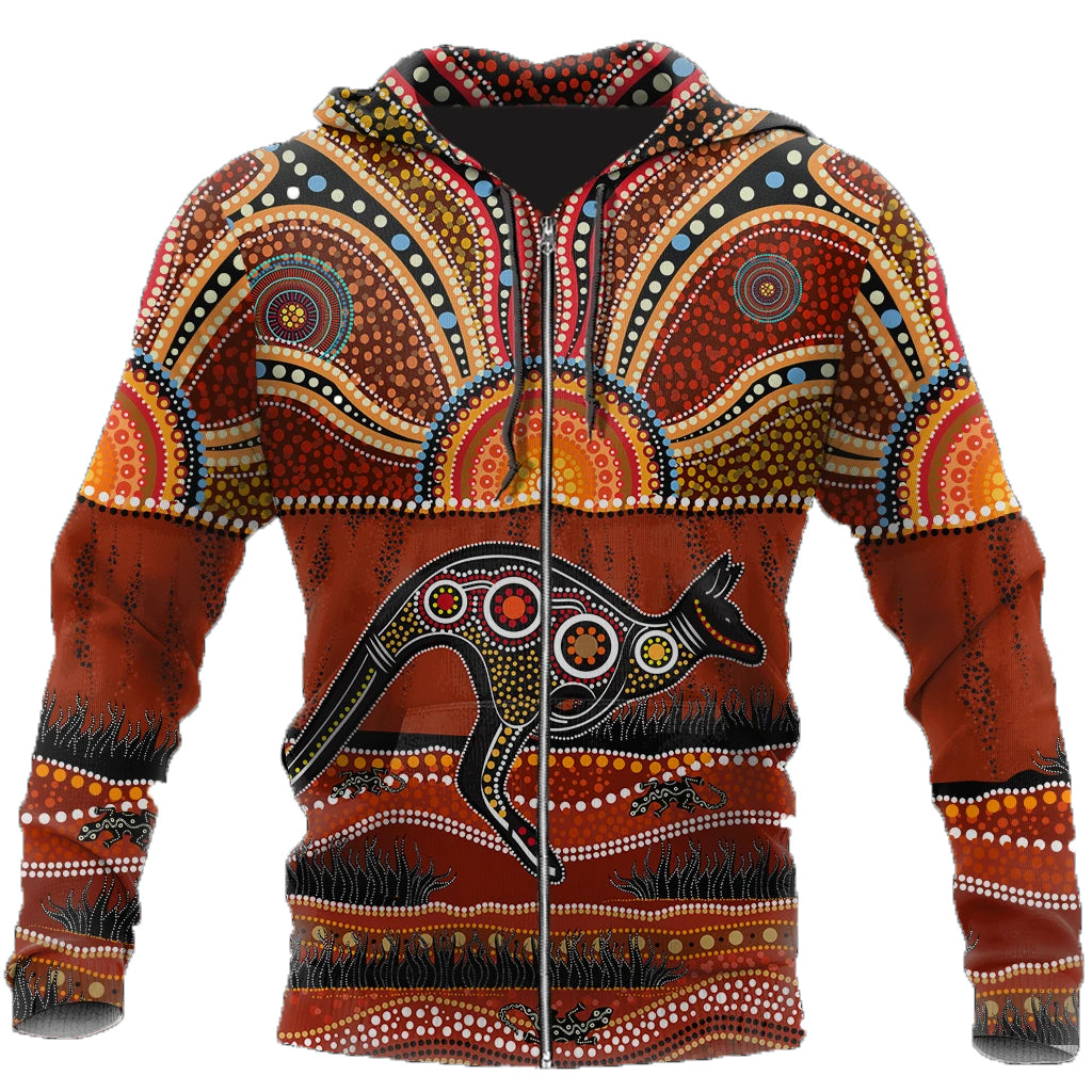 Awesome Hoodie Kangaroo Australia for Men and Women HBC162