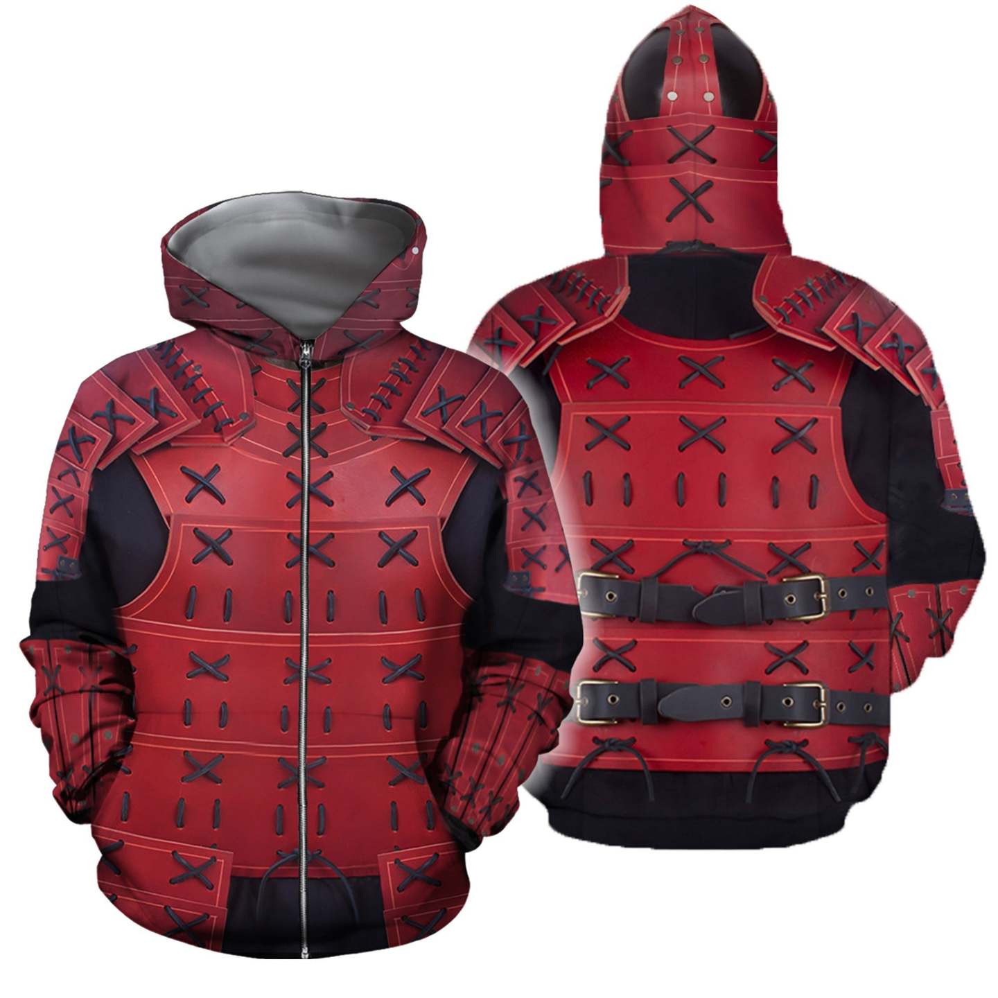 3D All Over Printed Samurai Armor for Men and Women