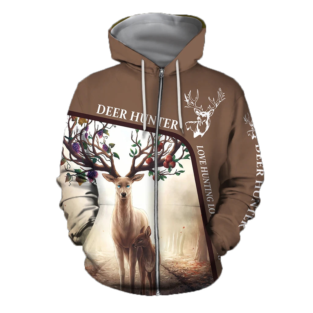 Awesome Hoodie Deer for Men and Women HBC213