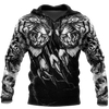 Awesome hoodie 3d all print White Tiger Tattoo for Men and Women, T-Shirt, Zip Hoodies, Sweatshirt NQ187