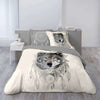 Awesome Hoodied Dream Catcher Wolf Bedding Set HBD004