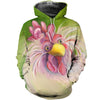 3D All Over Printed Chicken Art Shirts and Shorts 1
