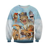 Awesome Hoodie Dinosaur for Men and Women HBC241
