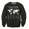 Awesome Hoodie Beautiful Maps Coffee World For Men HBC175