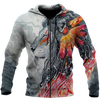 3D All Over Print Colorful Lion for Men and Women, T-Shirt, Zip Hoodies, Sweatshirt HBC0030