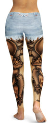 Awesome Hoodied - Shorts and Tattoos Leggings - QK4003