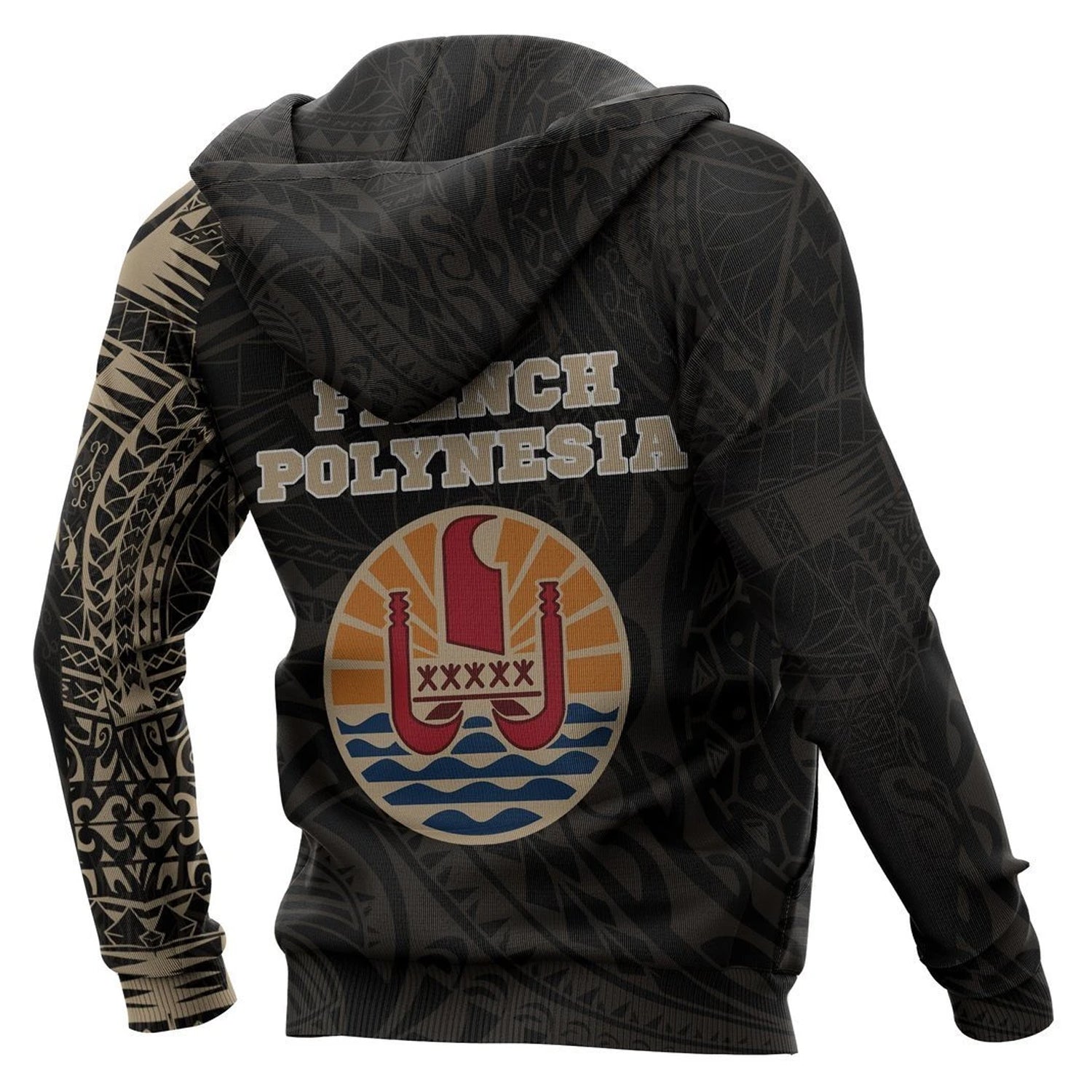 Awesome Hoodie 3D All Over French Polynesia for Men and Women HBC146