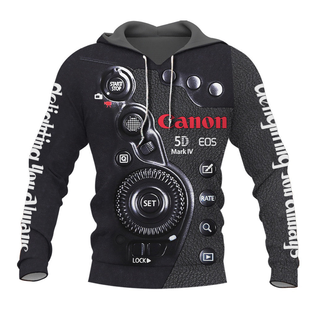 Awesome Hoodie Camera EOS 5D Mark IV - Delighting You Always 3D All Over Print  for Women Hoodie, T-Shirt, Zip Hoodies, Sweatshirt DC090