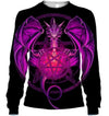 All Over Print Violet Dragon