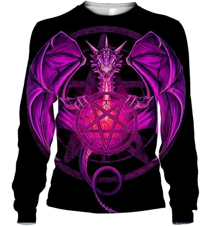 All Over Print Violet Dragon
