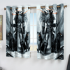 Awesome hoodied Viking Odin Printed 3D Grommet Window Curtains HD91