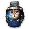3D all over print Cute Cat Astronaut