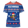 Awesome Hoodie 3D All Over Print Feliz Navidad for Men and Women Hoodie, T-Shirt, Zip Hoodies, Sweatshirt HBC140