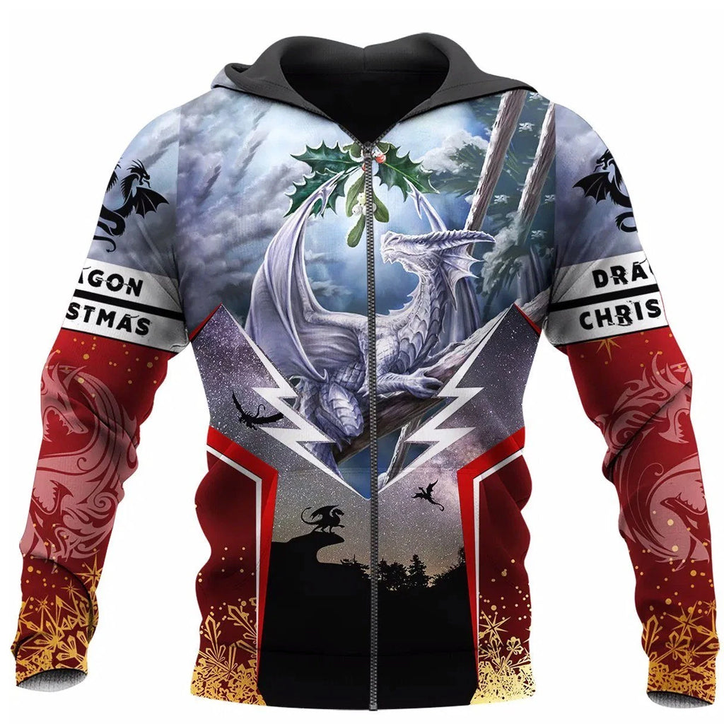 Awesome Hoodie 3D All Over Dungeon Dragon 3d for Men and Women HBC155