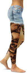 Awesome Hoodied - Shorts and Tattoos Leggings - QK4003