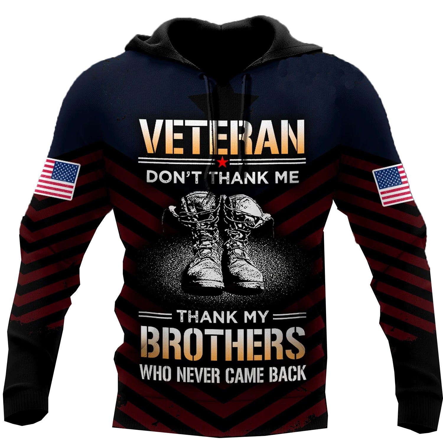 All Over Veteran for Men and Women, T-Shirt, Zip Hoodies, Sweatshirt HBC110