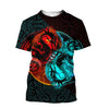 Awesome hoodie-Dragon Yin&amp;Yang Art 3D All Over Print for Men and Women Hoodie TH009